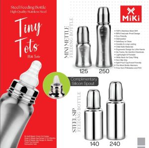 Stainless Steel Feeding Bottles