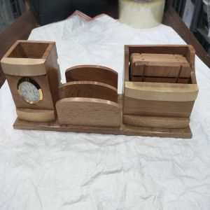 Wooden Desktop Organizer