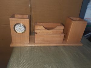 Wooden Desktop Organizer