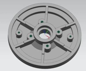 80mm Strainer Plastic Back Plate Mould