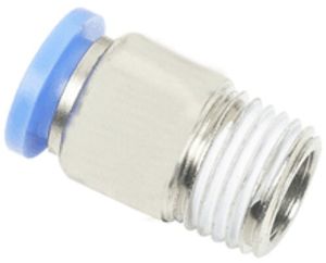 Brass Push Male Connector