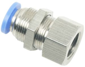 Push Bulkhead Male Connector