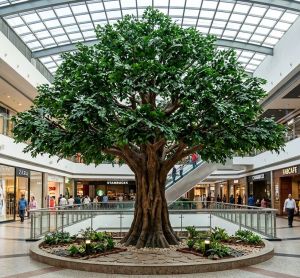 FRP Big Green Artificial Tree