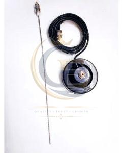 UHF VHF Magnetic Base Mount Soft Whip Antenna