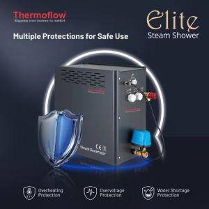 7.5kW Elite Steam Bath Generator With Touch Pad Control Panel