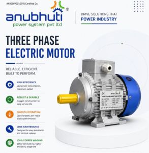 1HP Aluminum Three Phase Induction Motor