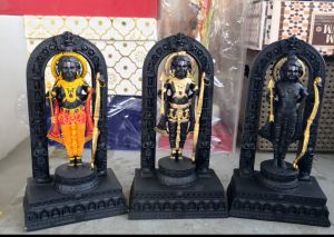 Black Resin RAM Lalla Statue