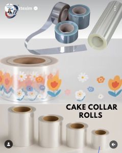 Transparent Plastic Cake Collar Film Roll