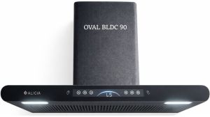 Alicia Oval BLDC 90 Kitchen Chimney
