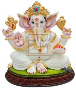 Marble Antique Ganesh Statue