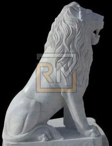 Marble Antique Lion Statue