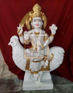 Marble Bahuchara Mata Statue