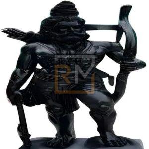 Marble Black Parshuram Statue
