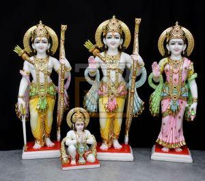 Marble Colored RAM Darbar Statue