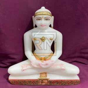 Marble Mahaveer Jain Statue