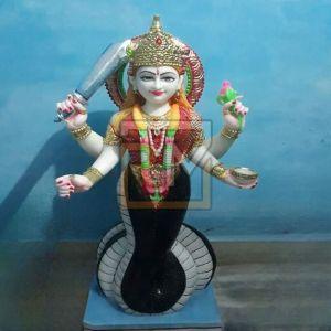 Marble Nagnechi Mata Statue