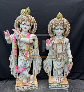 Marble Trendy Radha Krishna Statue