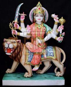 Marble Unique Durga Mata Statue