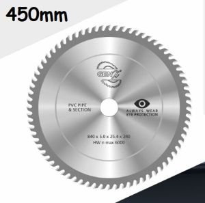 450mm PVC Pipe Cutting Saw Blade