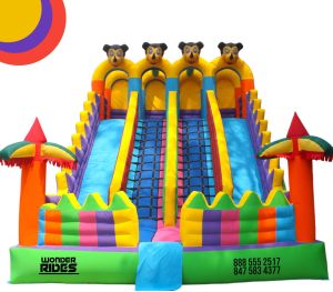 Mickey Mouse Jhula | Inflatable Bouncy Ride for Kids\' Fairs &AMP; Melas