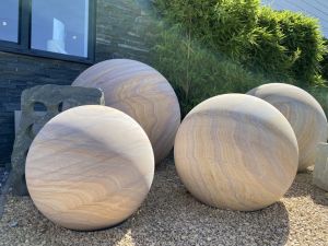 Natural Stone Garden Ball