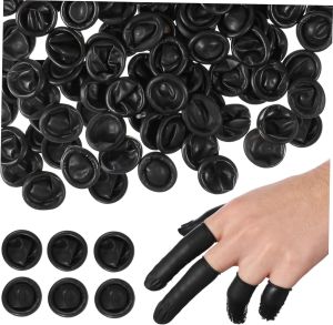 Antistatic Black Fingr Cots