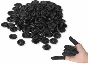 Antistatic Black Fingr Cots
