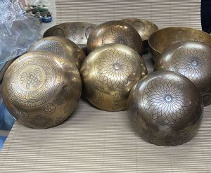 Brass Tibetan Singing Bowl