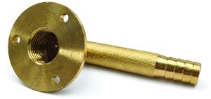 Brass Flanged Wall Extension Nipple