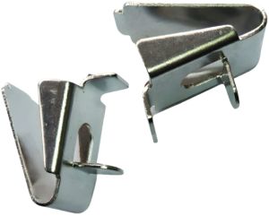 Polished Stainless Steel Refrigerator Shelf Clamp