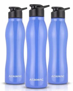 Aerowac Silva Single Wall Stainless Steel 3 Bottle Set