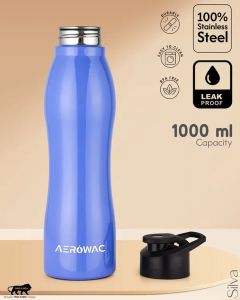 Aerowac Silva Single Wall Stainless Steel 3 Bottle Set