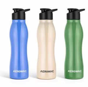 Aerowac Silva Single Wall Stainless Steel Multicolor 3 Bottle Set