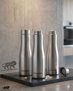 Aerowac Vana Single Wall Stainless Steel 3 Bottle Set
