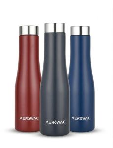 Aerowac Vana Single Wall Stainless Steel Multicolor 3 Bottle Set