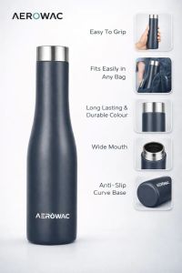 Aerowac Vana Single Wall Stainless Steel Multicolor 3 Bottle Set