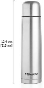 Aqua Double Wall Vacuum Insulated Stainless Steel Bottle 1000ml