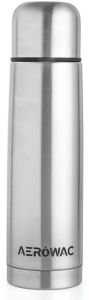 Aqua Double Wall Vacuum Insulated Stainless Steel Bottle Matt Silver