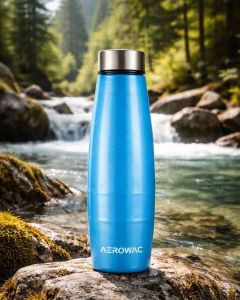 Astra Single Wall Stainless Steel Bottle Glossy Sky Blue