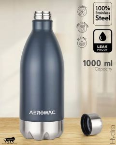 Hydro Single Wall Stainless Steel Bottle Matt Grey