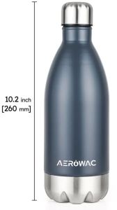 Hydro Single Wall Stainless Steel Bottle Matt Grey