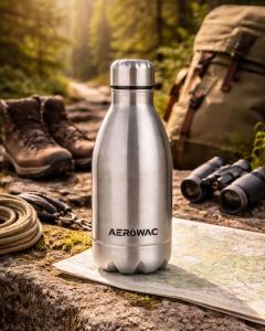Hydro Single Wall Stainless Steel Bottle Matt Silver