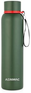 Kaia Double Wall Stainless Steel Bottle Matt Green