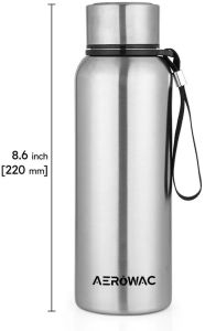 Kaia Double Wall Stainless Steel Bottle Silver