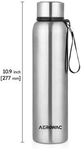 Kaia Double Wall Stainless Steel Bottle Silver 800ml