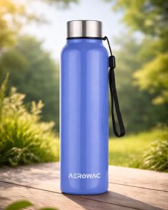 Nubo Single Wall Stainless Steel Bottle Glossy Blue
