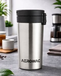 Rivo Vacuum Insulated Coffee Mug Bottle with Strainer