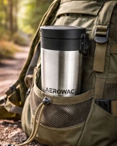 Rivo Vacuum Insulated Coffee Mug Bottle with Strainer