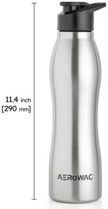 Silva Single Wall Stainless Steel Bottle Matt Silver