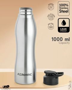 Silva Single Wall Stainless Steel Bottle Matt Silver